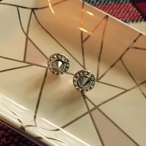 Sparkly Silver Stud Earrings 💕